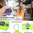 Hand Tally Counter  Handheld 4 Digit Lap Counter  Manual Mechanical Clicker Ho