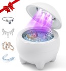 Ultrasonic Jewelry Cleaner 45khz - Deep Clean Rings  Earrings  Dentures  4 Modes