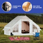 6 Person Portable Inflatable Camping Glamping Tent Waterproof With Air Hose Pump