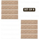Beige Diamond Design Carpet Stair Step Treads Soft Rug Non-slip Backing  Choices