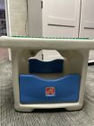 Step 2 Lego Duplo Building Table With Storage Blue And Green Pre-owned 