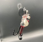 Vintage Spun Glass Blown Mickey Mouse Ornament Sun Catcher