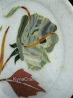 07 Inches Plate   Floral Art Decorative Plate   Collectible Plate   Marble Plate