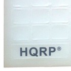 Hqrp Education Blank Keyboard Stickers White Non-transparent Background