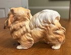Ucagco Japan Pekingese Dog Porcelain Ceramic Figurine Vintage Figure 6   x4     36 