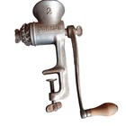 Vintage Universal No  2 Cast Iron Hand Crank Meat Grinder