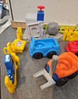 Little People Construction Site 4 Figures 5 Vehicles 2tonka Rocks 5 Fence Lot