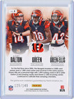  149 Triple Game-worn Used Andy Dalton Aj A j  Green Jersey Card 2013 Momentum