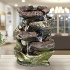 Tabletop Water Fountain - Relaxing Indoor Desktop Water Feature - Rock Fountain