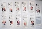 Vintage 1951 The Authors Card Game Complete W instructions Whitman Dickens Twain