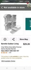 Barrette Outdoor Living White Extra Bella Premier Series Bracket Rail Kit