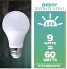 Simply Conserve Led Light Bulb 9 Watt  60 Watt Equivalent  Dimmable Lamp
