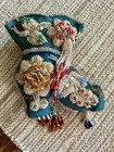 Antique Iroquois Beaded Boot Pillow pin Cushion