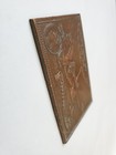 Antique Brass Plaque  Buffalo Bill s Wild West Show   Jubilee   1887 Cody Usa
