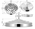 Stainless Steel Communion Set 40 Cup