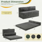 6 Inch Tri-folding Mattress Queen Futon Sofa Bed  Convertible Foldable Mattress