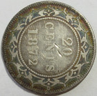 1872-h Newfoundland  20 Cents -  6357-9