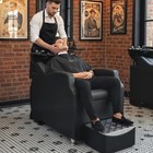 Salon Backwash Shampoo Chair Bowl Hair Washing Station Barbershop Equipment