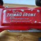 Vtg 1950s Ray Cox Thimble Drome Champion  19 White Tether Car  M