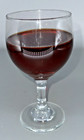 Display Fake Food Prop 6 In Glass Of Red Wine