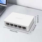 Xmsjsiy 5-port Gigabit Ethernet Switch Rj45 Network Splitter Hub 10 100 1000m   