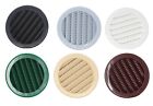 4  Round Plastic Vent Louver Soffit Air Vent Reptile Screen Grille Cover