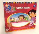 Dora The Explorer Vintage Coat Rack Wall Hanging Peg Board 2002 Unused In Box