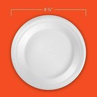Hefty Supreme Foam Disposable Lunch Plates  8 7 8   250 Ct  