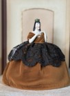 Rare Antique German Art Deco Pin Cushion Half 6 1 2    Doll