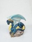      Dragon On A Rock Handmade Resin Figurine  3 