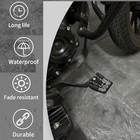 Motorcycle Anti Skid Pedal Brake Rear Foot Brake Pedal Enlarge Peg Pad 