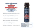 Pepper Enforcement 4 Oz  Splatter Stream Pepper Spray Maximum Police Strength