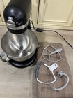 Kitchenaid 6-qt Bowl Lift Stand Black Mixer Kp26m9pcmb - With Bowl   Attachments