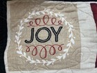 Handmade Christmas Quilt Home Red 48  Wall Decoration Festive Holiday 80s Artsy