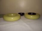 One Green Jenfred Ware For Raymor Bowl W  Ashtray Insert Mcm Ben Seibel 2 Avail