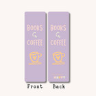  books   Coffee  Laminated Bookish Bookmark For Book Lovers  Gift For Bookworms