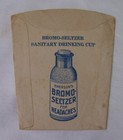 Antique Bromo-seltzer Sanitary Drinking Paper Cup