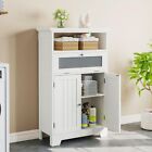 Bathroom Floor Storage Cabinet With Flip Glass Drawer Cabinets Freestanding