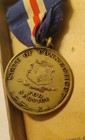 Wwi 1917-18 Us Service Medal Vintage Original Connecticut With Box Robbins Co  