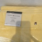 Tommy Hilfiger Modern American Solid 100  Cotton Bath Towel Yellow 30   x54    