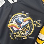 Guinness Ireland Hockey Jersey Xl Black Gold Toucan Logo Beer Promo Vintage
