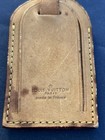 Authentic Louis Vuitton Luggage Tag Vachetta Leather Bag Vintage