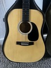 Squier By Fender Acoustic Guitar Vintage Model 093-0300-021 With Case
