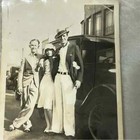 Men Woman 1920s 1930s Fashion Old Classic Car Vintage Photo Bbx