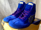 Opt Laces Purple   Asics Wrestling Shoes Ex-eo Blue X Purple X Silver
