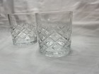 Courvoisier Cognac Set Of 2 Low Ball Glasses Euc