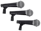 Samson R21 3-pack Dynamic Vocal Cardioid Handheld Microphones mic Clips case