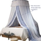 Home Bed Queen Bedding Mosquito Net Size Lace Canopy Elegant Netting Princess