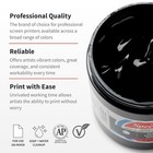 Acrylic Screen Printing Ink 8oz Black For Paper Wood Cardboard Prints