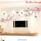 Birds On Sakura Tree Branch Wall Stickers Removable Art Decals Mural Home Decor